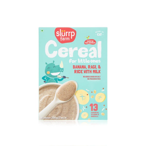 Slurrp Farm Ragi Rice Banana Cereal 200g