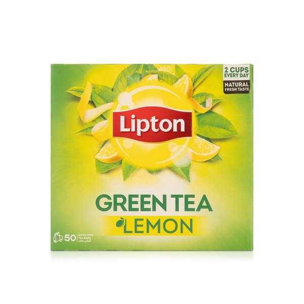Lipton Green Tea Lemon 50s 65g