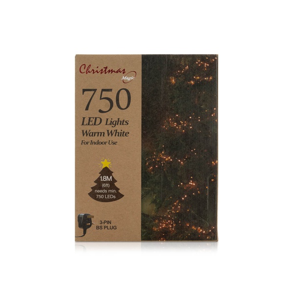 Party Magic Christmas Magic Lights 750 LED Warm White