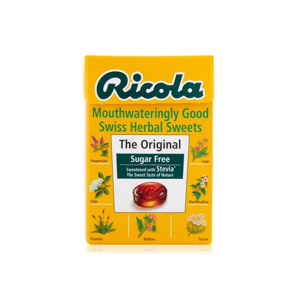 Buy Ricola original sugar-free herbal drops 45g in UAE