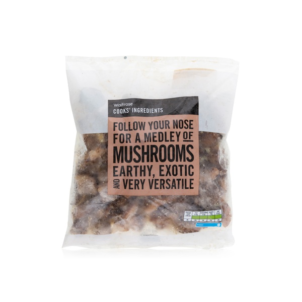 Waitrose Frozen Medley Of Mushrooms 300G