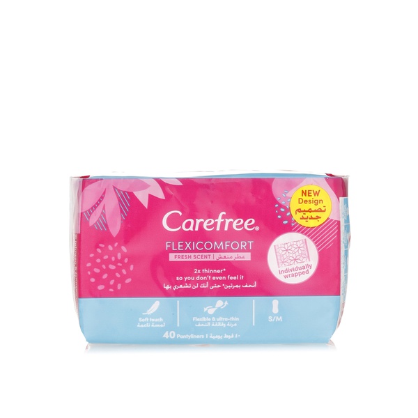 Carefree Flexi Comfort Cotton Fresh x 40