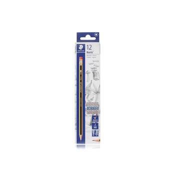 Staedtler Noris Pencil with Rubber Tip 12 Pack