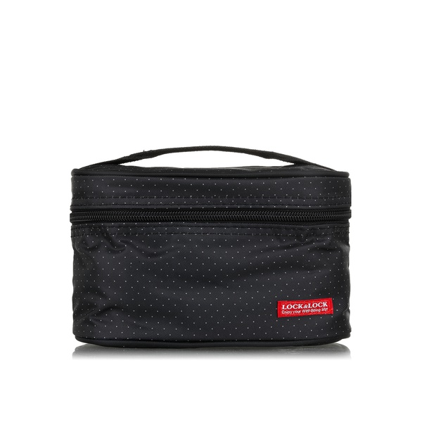 Lock & Lock Black Lunch Bag Set 350ml