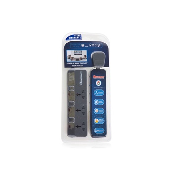 Oshtraco Extension Cord 3-Way Switched 2m