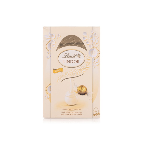 Lindt White Chocolate Egg with White Truffles 260g