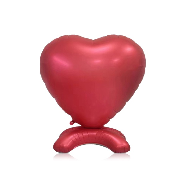 Party Magic Heart Foil Balloon Red 66 Inches