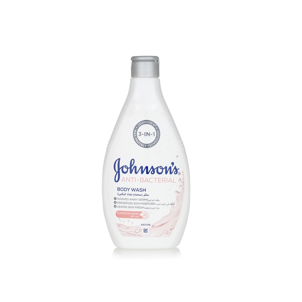 Johnson & Johnson Antibacterial Almond Body Wash 400ml