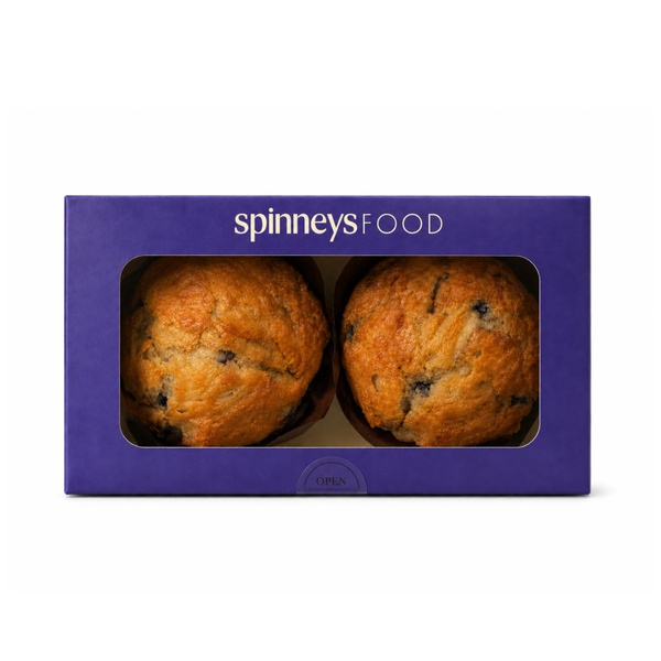 Spinneysfood Blueberry Muffins 135g x 2