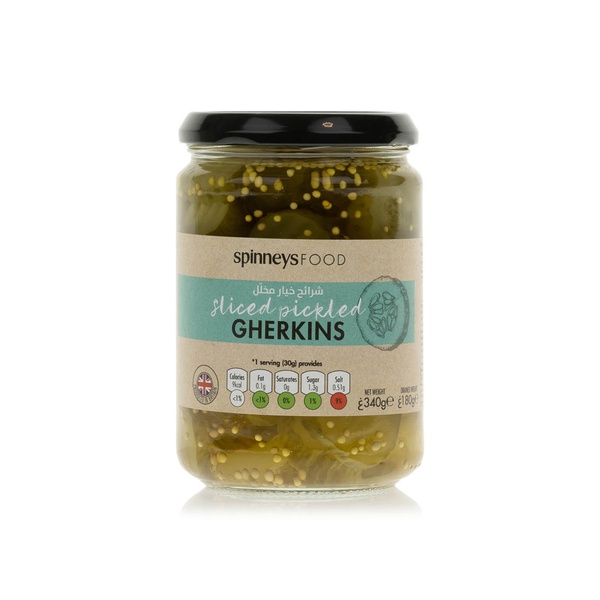 Spinneysfood Sliced Gherkins 340g