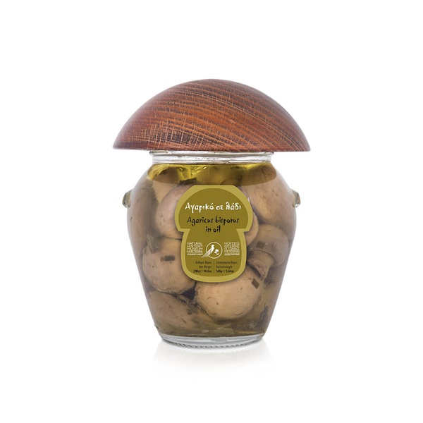 N.h.m. of Meteora and Mushroom Museum Smoked Agaricus Bisporus in Oil 290g
