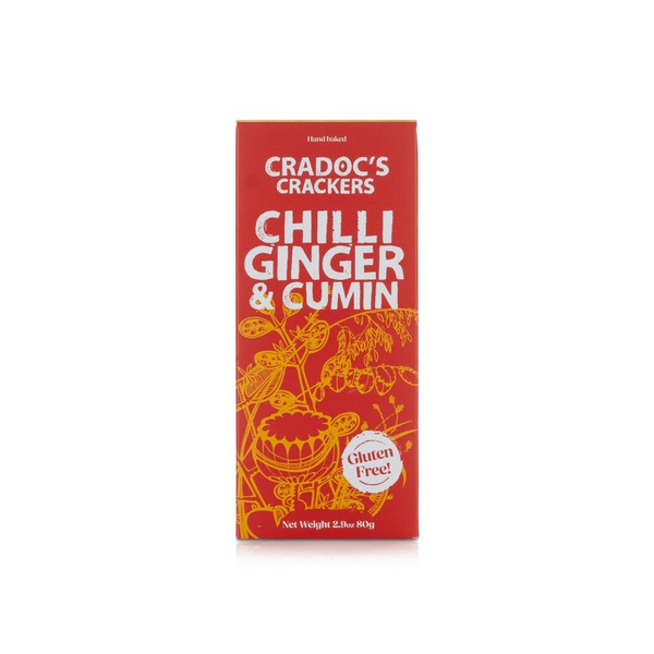 Cradoc's Gluten Free Chilli Ginger & Cumin Crackers 80g