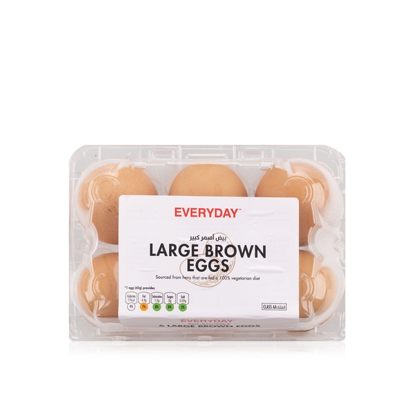 اشتري SpinneysFOOD large brown eggs x6 في الامارات