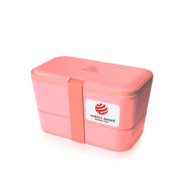 Umami Bento Box Coral Pink Nestable