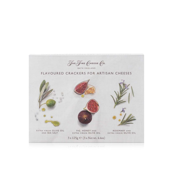 The Fine Cheese Co Flavoured Cracker Selection Box 375g