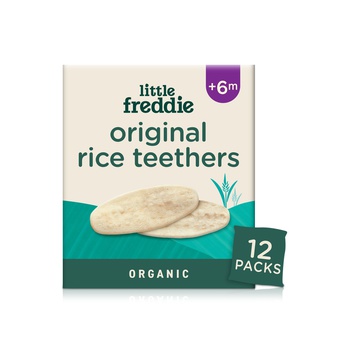 Little Freddie Organic Original Rice Teethers Baby Food Snack (+6m) 48g