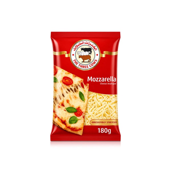 The Three Cows Shredded Mozzarella Cheese 180g