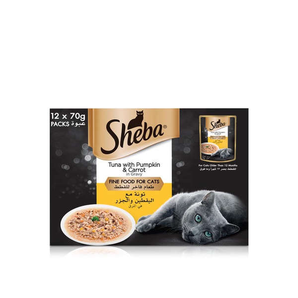 Sheba Tuna with Pumpkin and Carrot in Gravy Cat Food 12 Pack