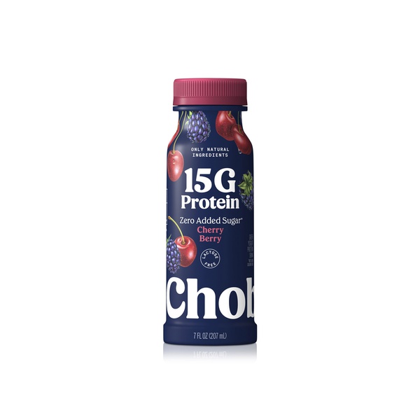 Chobani 15g Protein Cherry Berry Greek Yoghurt Drink 207ml