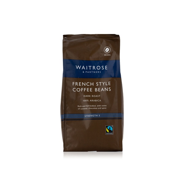 Waitrose French Style Coffee Beans 227g