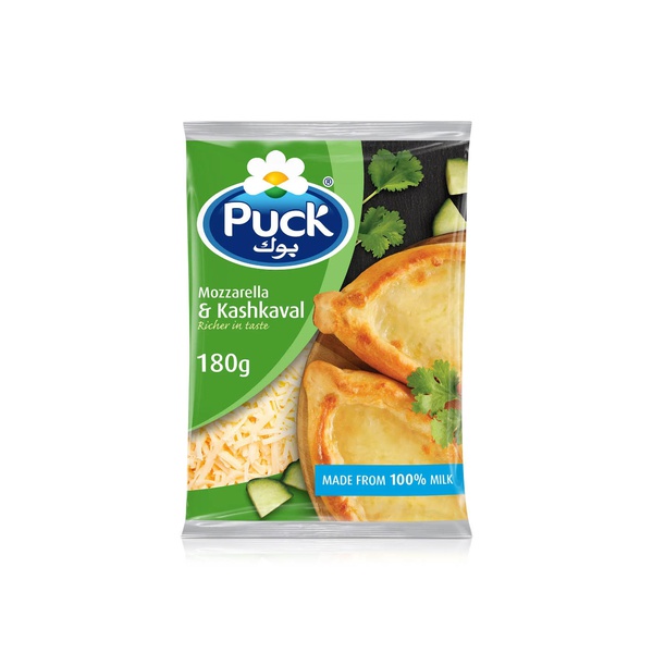 Puck Shredded Mozzarella and Kashkaval Cheese Mix 180g