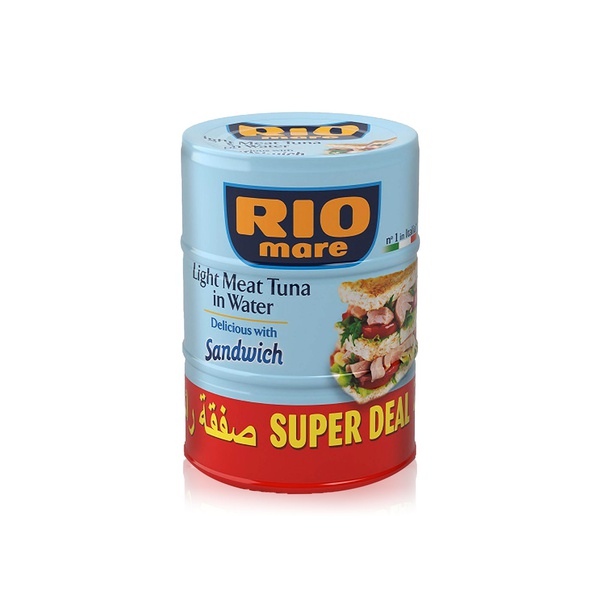 Buy Rio Mare light meat tuna in water 3x160g in UAE