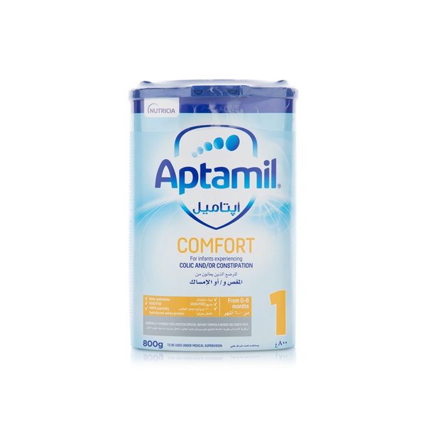 Buy Aptamil comfort 1 colic and constipation milk formula 0-6 months 800g in UAE