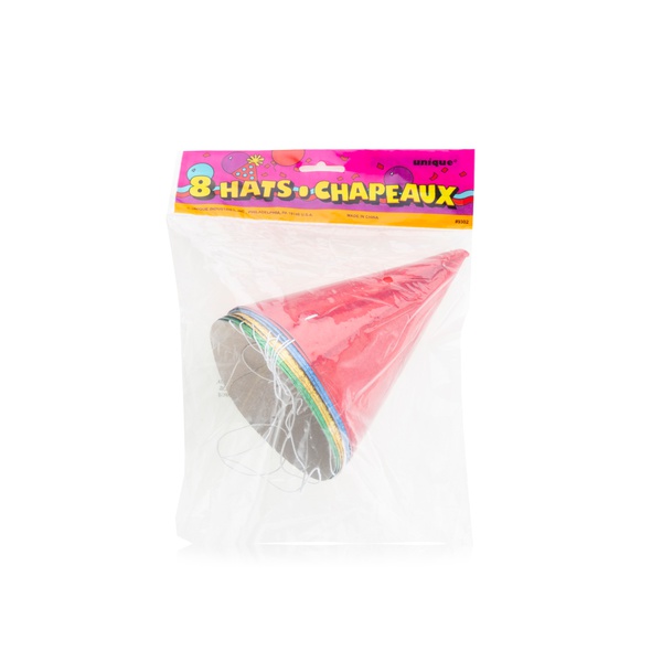 Unique Party Hats x 8