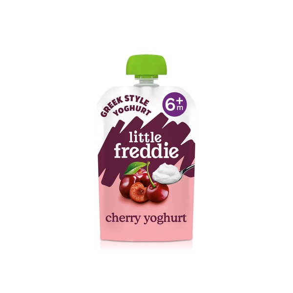 Little Freddie Organic Cherry Greek Style Yogurt Baby Food Pouch (+6m) 100g
