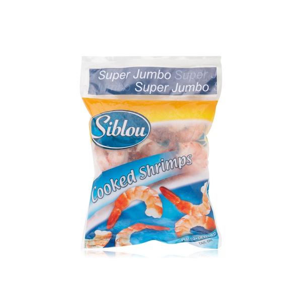 Buy Siblou super jumbo cooked shrimps 500g in UAE