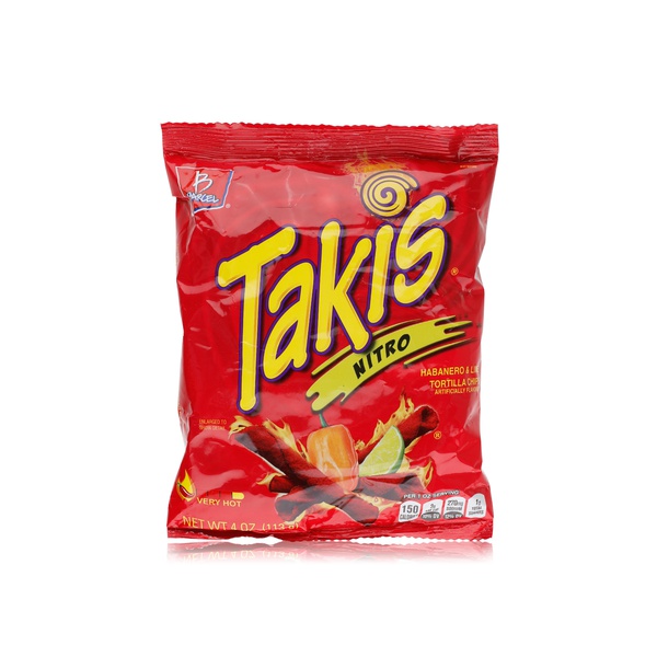Takis Nitro Habanero & Lime Tortilla Chips 113g