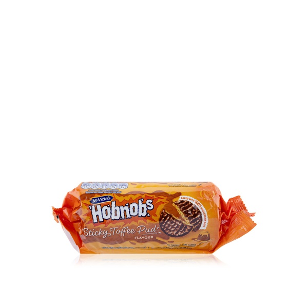 Mcvities Hobnobs Sticky Toffee Pudding Flavour Biscuits 262g