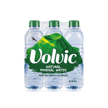 Volvic Natural Mineral Water 500ml x 6