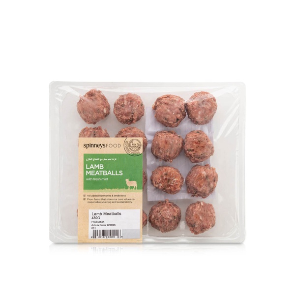 Spinneysfood Lamb Meatballs with Fresh Mint 430g