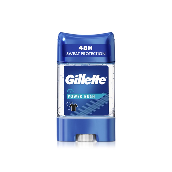 اشتري Gillette power rush antiperspirant clear gel 70ml في الامارات