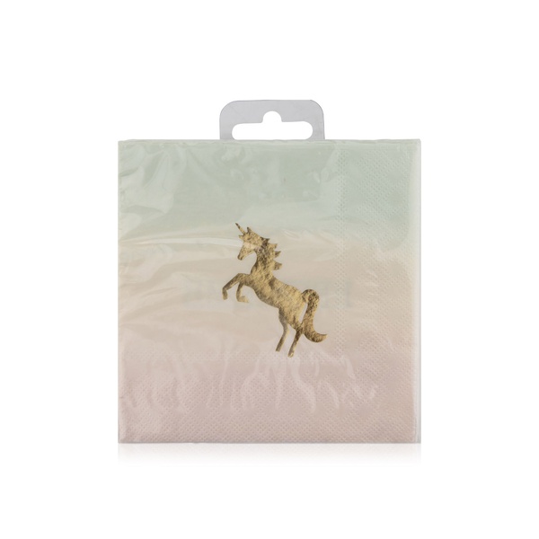 Talking Tables We Heart Unicorns Cocktail Napkins