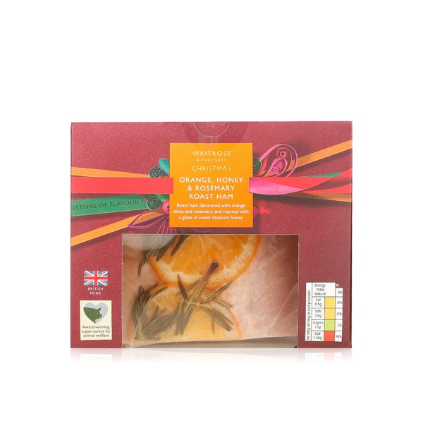 Waitrose orange, honey & rosemary ham 1.1kg Spinneys UAE