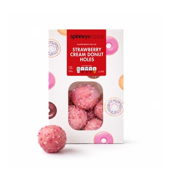 Spinneysfood Strawberry Cream Donut Holes 8s 168g