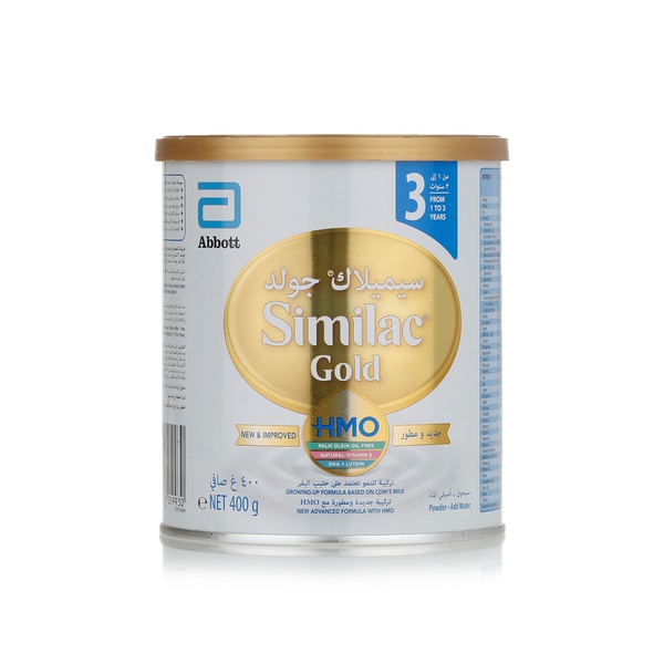 Abbott Similac Hmo Gold Growing-Up Formula Milk Stage 3 400g