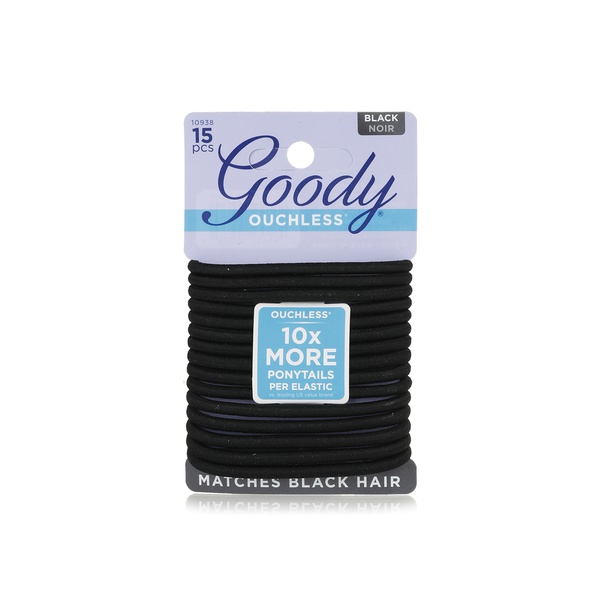 اشتري Goody Ouchless black hair elastics  x15 في الامارات