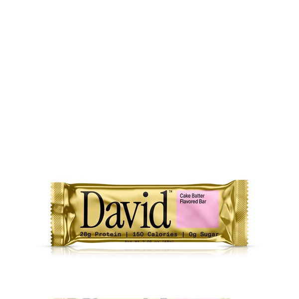 David Protein Cake Batter Flavored Bar 58g
