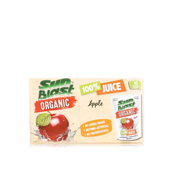 Buy Sun Blast organic apple juice 200ml in UAE