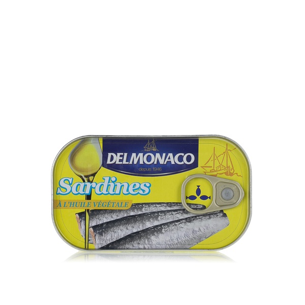اشتري Delmonaco sardines in oil 125g في الامارات