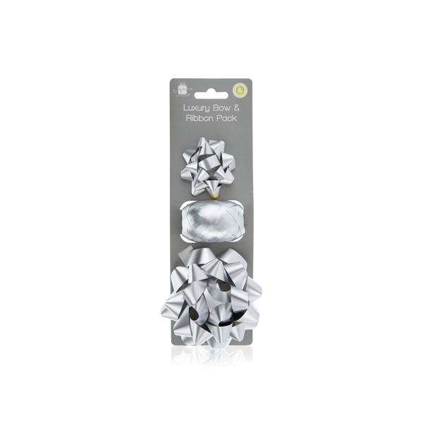 Design Group Silver Bow and Ribbon Set