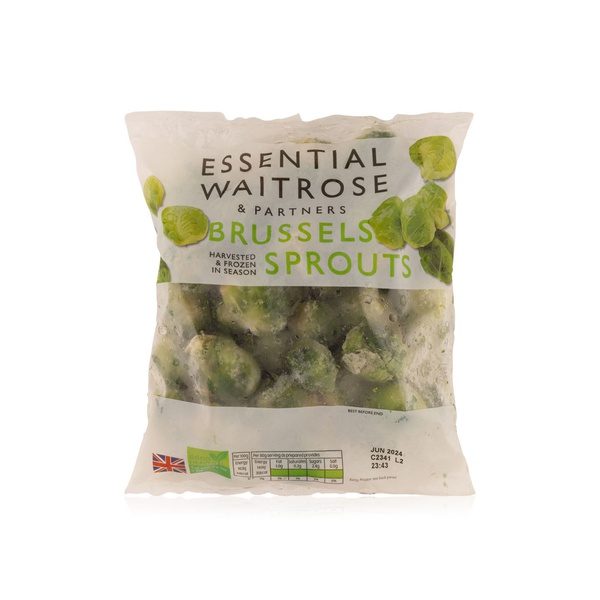 Waitrose Essential Frozen Brussels Sprouts 500G