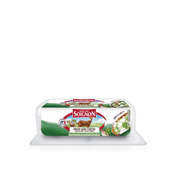 Soignon Goat Cheese Log with Garlic 125g