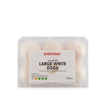 Everyday Large White Eggs x 6