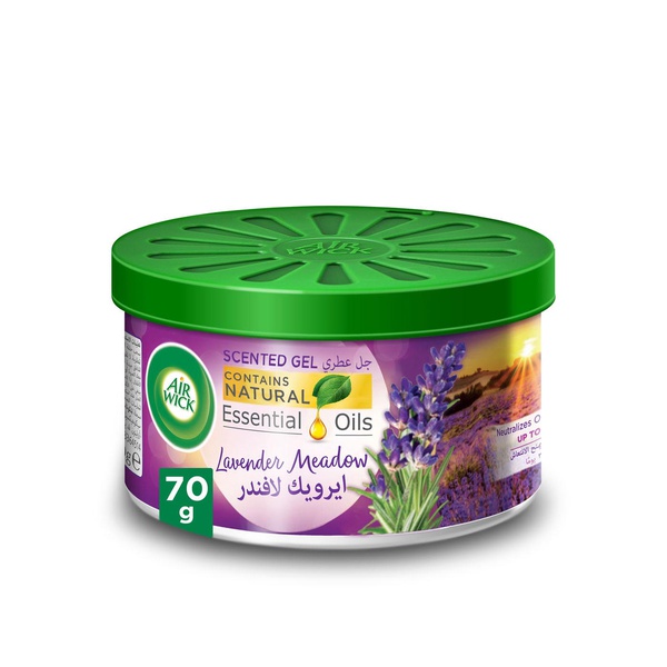 Buy Air Wick scented gel lavender meadow 70g in UAE