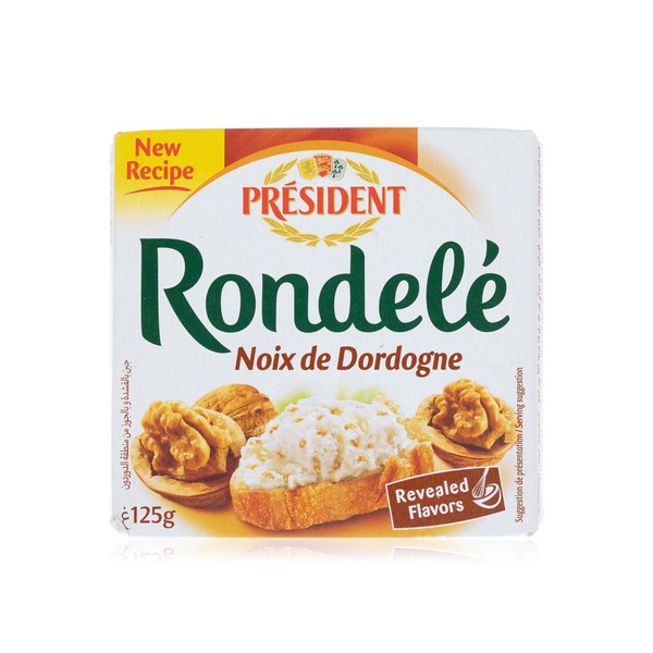 President Rondele Spreadable Cheese with Walnuts 125g