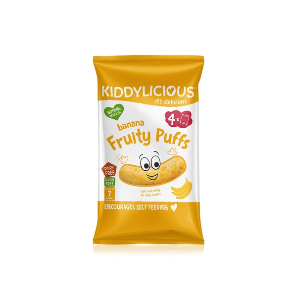 Kiddylicious Banana Fruity Puffs Multipack 40g